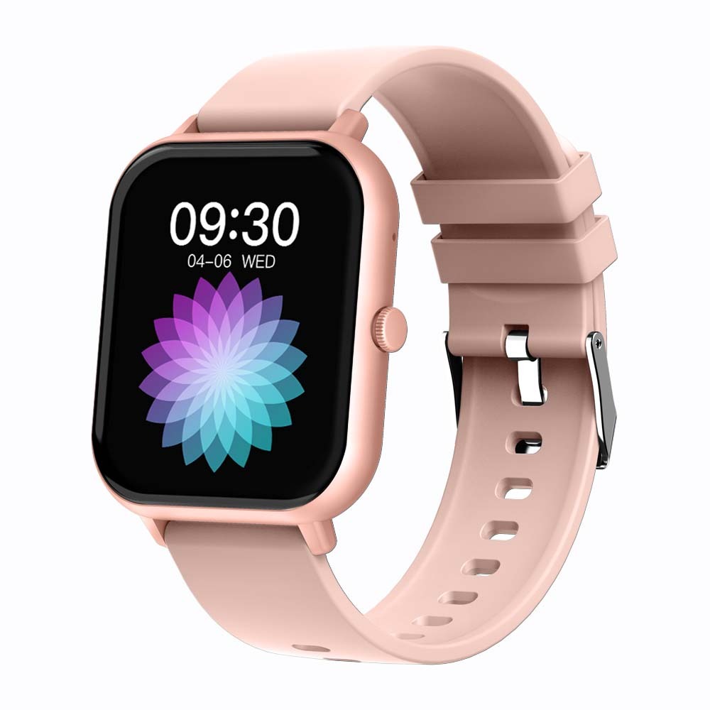 Square Smartwatch Women BT Call Heart Rate Sport Mode Fitness Tracker Waterproof Smart Watch Men For IOS Android